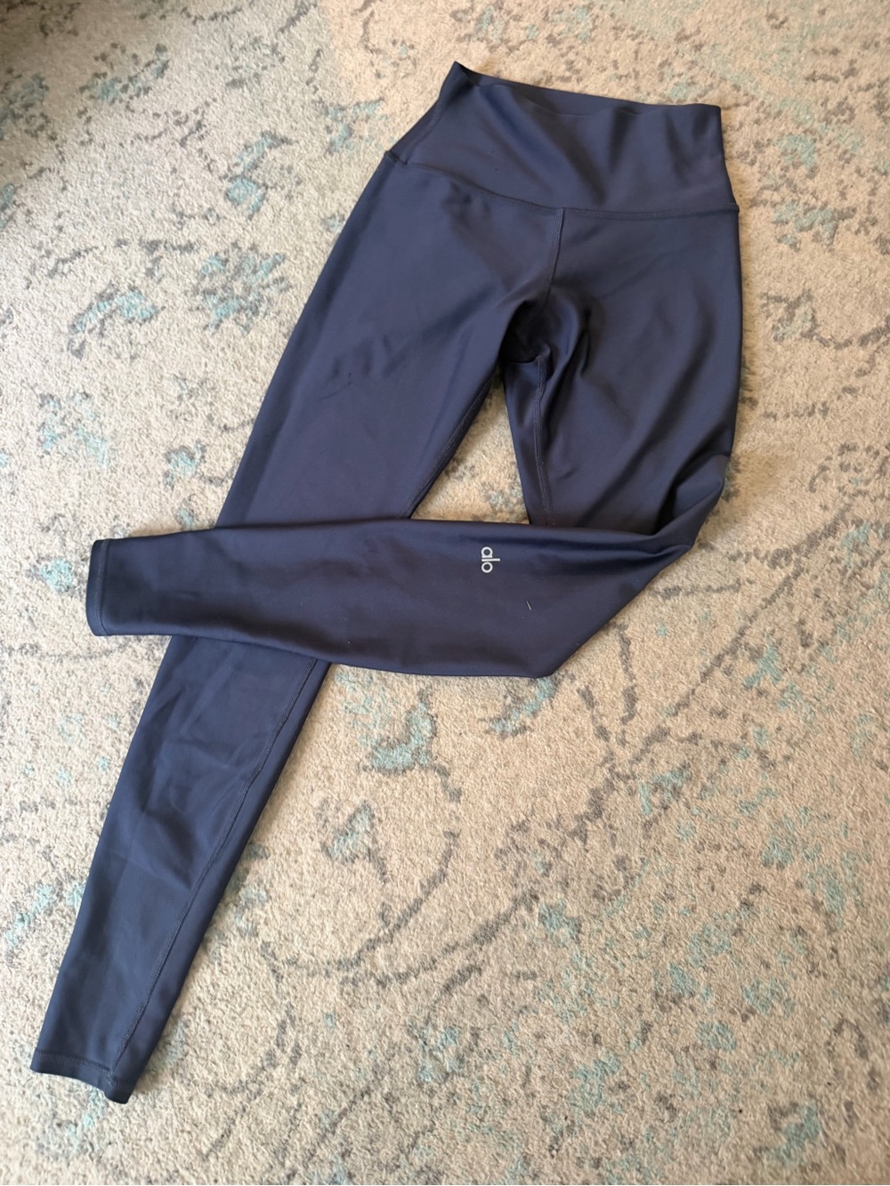 ALO Yoga Kids Leggings in Navy